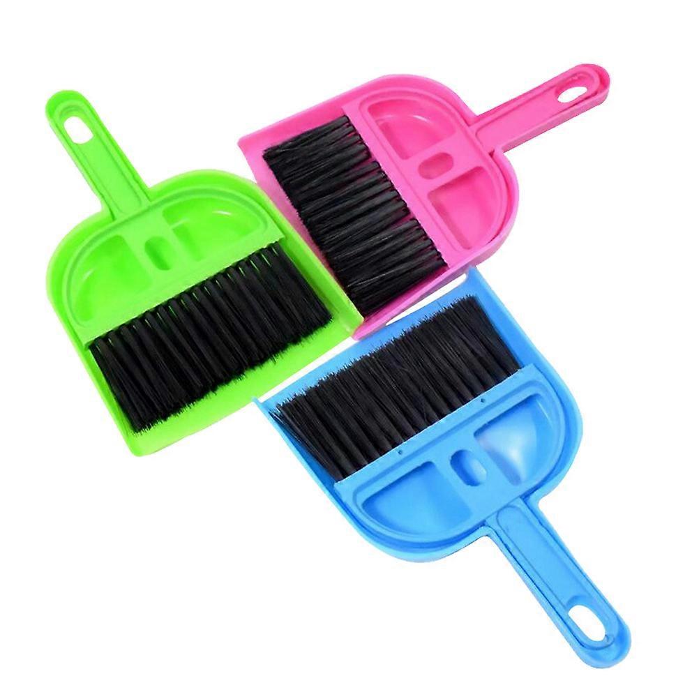 Pet Dustpan Mini Dustpan and Brush Small Cages Hard-to- Corners 1Set