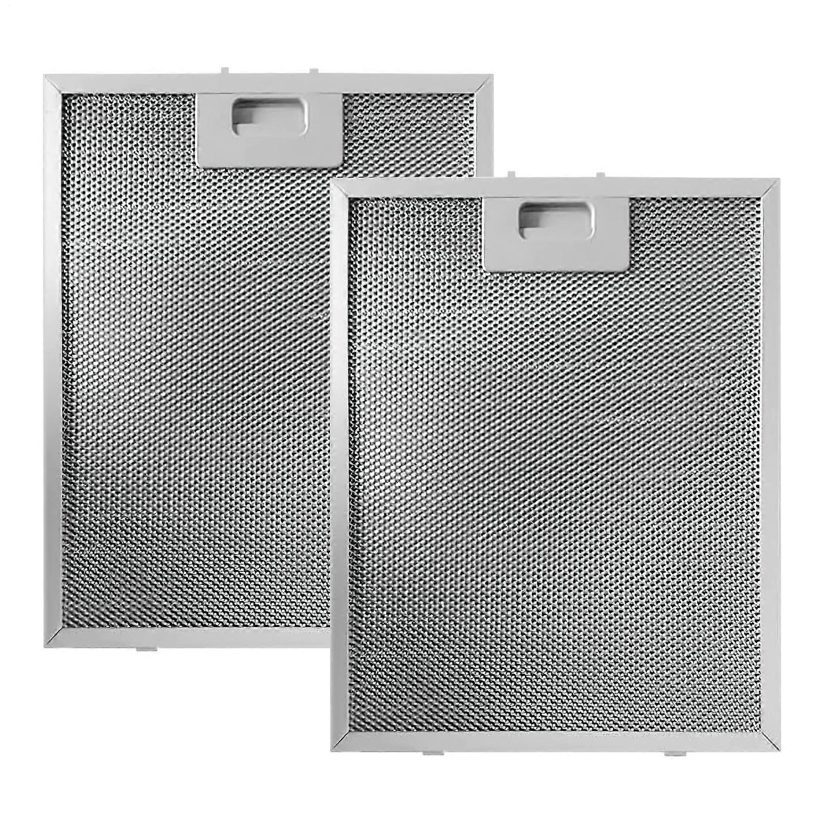 Grease Filter for Cooker Hood 2 x Cooker Extractor Filters, 5Layer Aluminium Mesh Replacement for Kitchen Extractor Systems