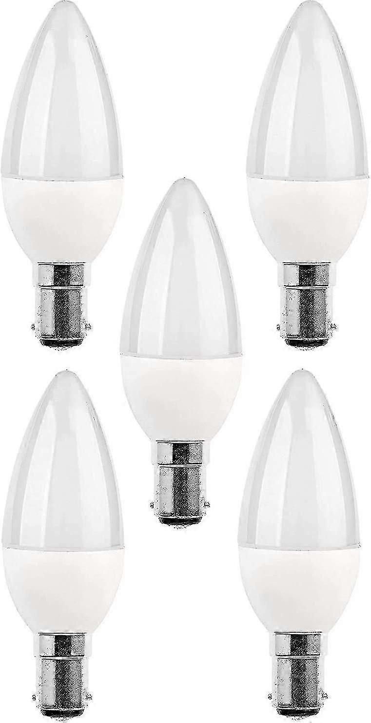 Packs Of B15 Led Bulbs, 5 W Incandescent Bulb, 220v 270 Lm, Daylight 3000 K, B15 Bayonet Base Bulb, [energy Efficiency Class A+].