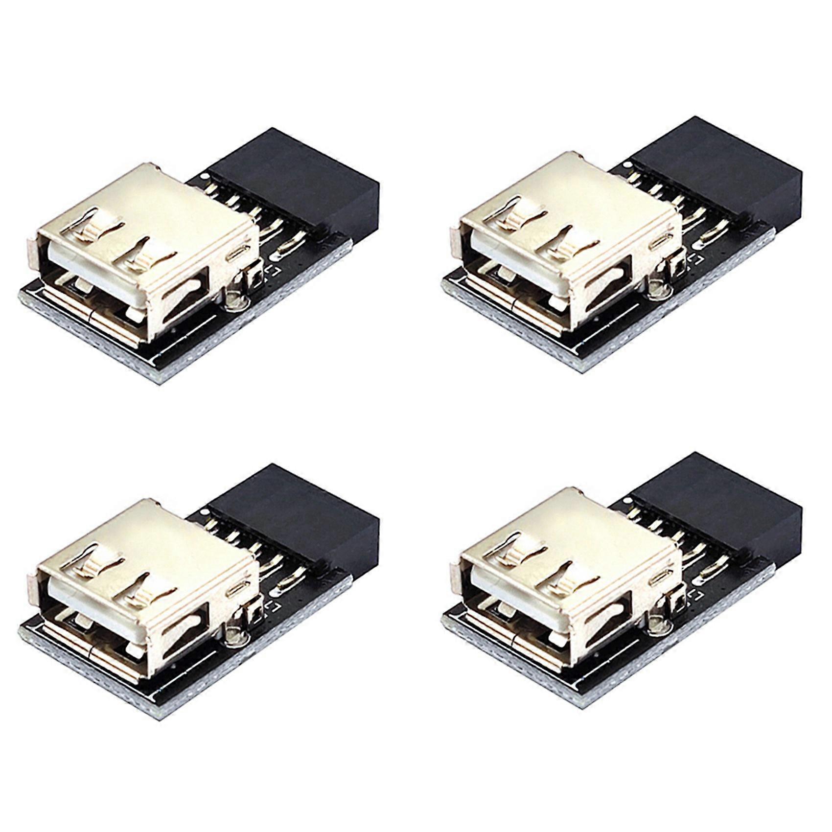 9Pin to 1 Port USB Adapter Connector PC Internal Motherboard