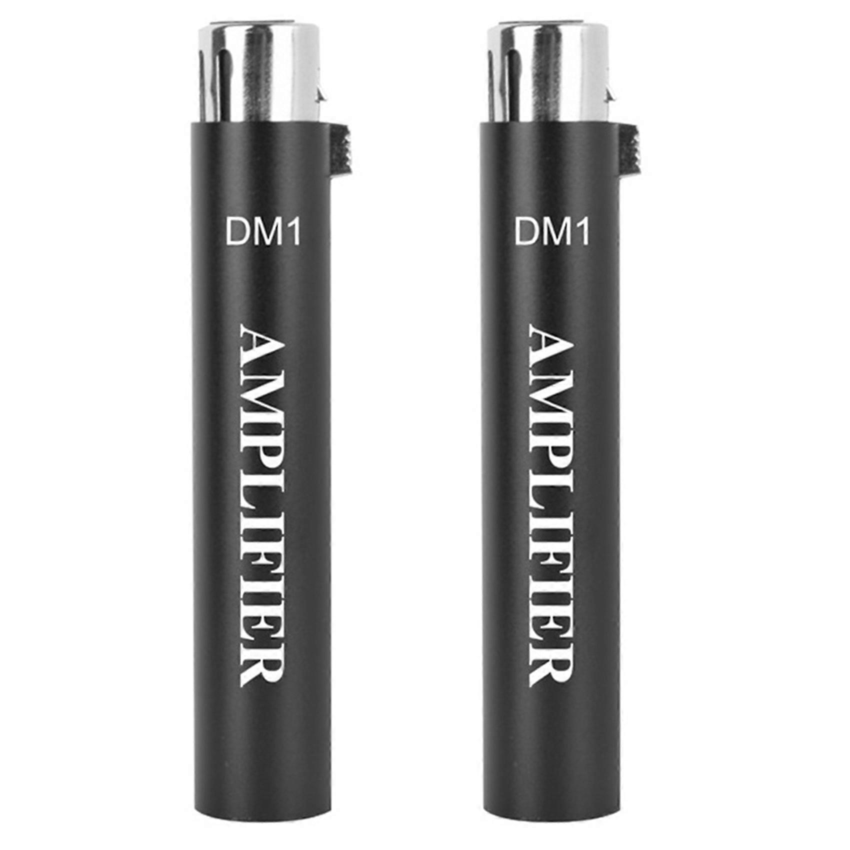 Replace for DM1 Dynamic Wired Microphone Amplifier 28Db Gainer,Black