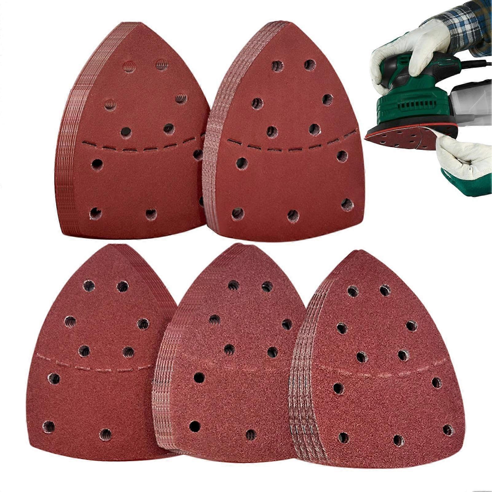 Furniture Sandpaper Sheets, Triangular Design, Improve Sanding Efficiency