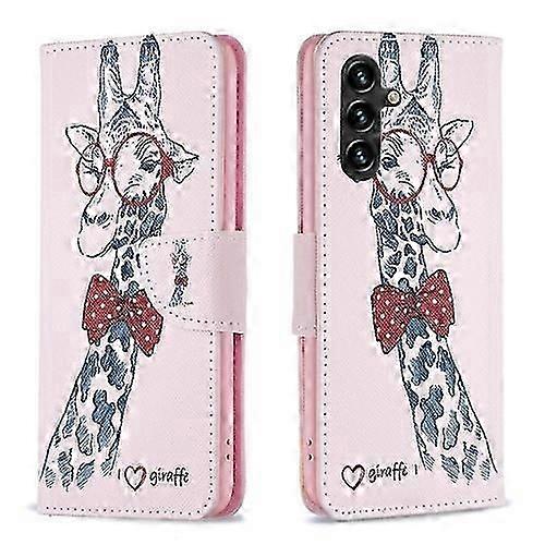 For Samsung Galaxy A05s Colored Drawing Pattern Leather Mobile Phone Case