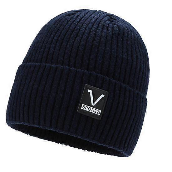 Unisex Winter Knitted Hat Thickened Fleece Warm Anti-slip Windproof High Elasticity Ear Protection Outdoor Beanie Weaving Technology Headwear