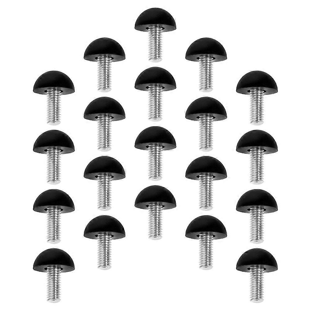 Furniture Levelers Table Heavy Duty Leveling Feet Adjustable Height For Tables Metal Black 20Pcs