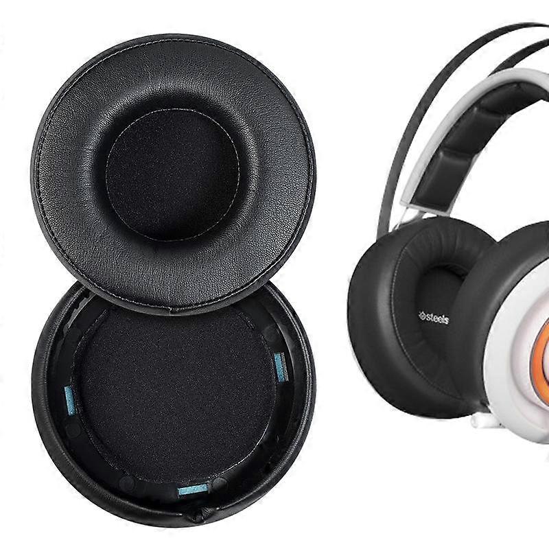 2 st öronkuddar i proteinläder för SteelSeries Siberia 650