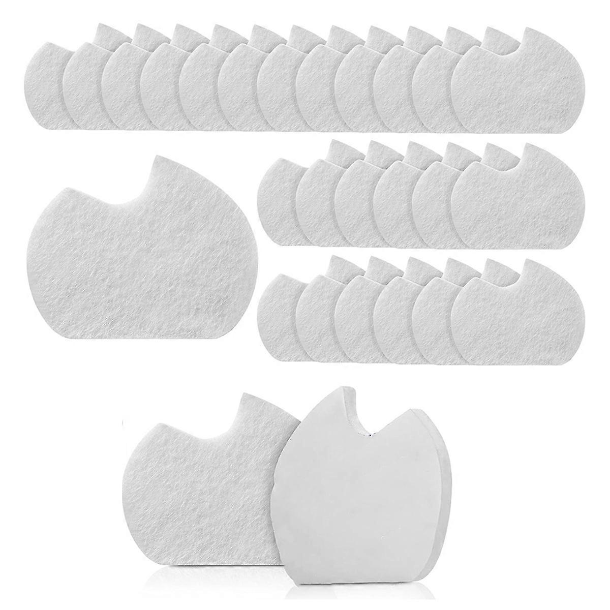 24 Pcs Foot Pads for Dancer Sesamoiditis Pads White