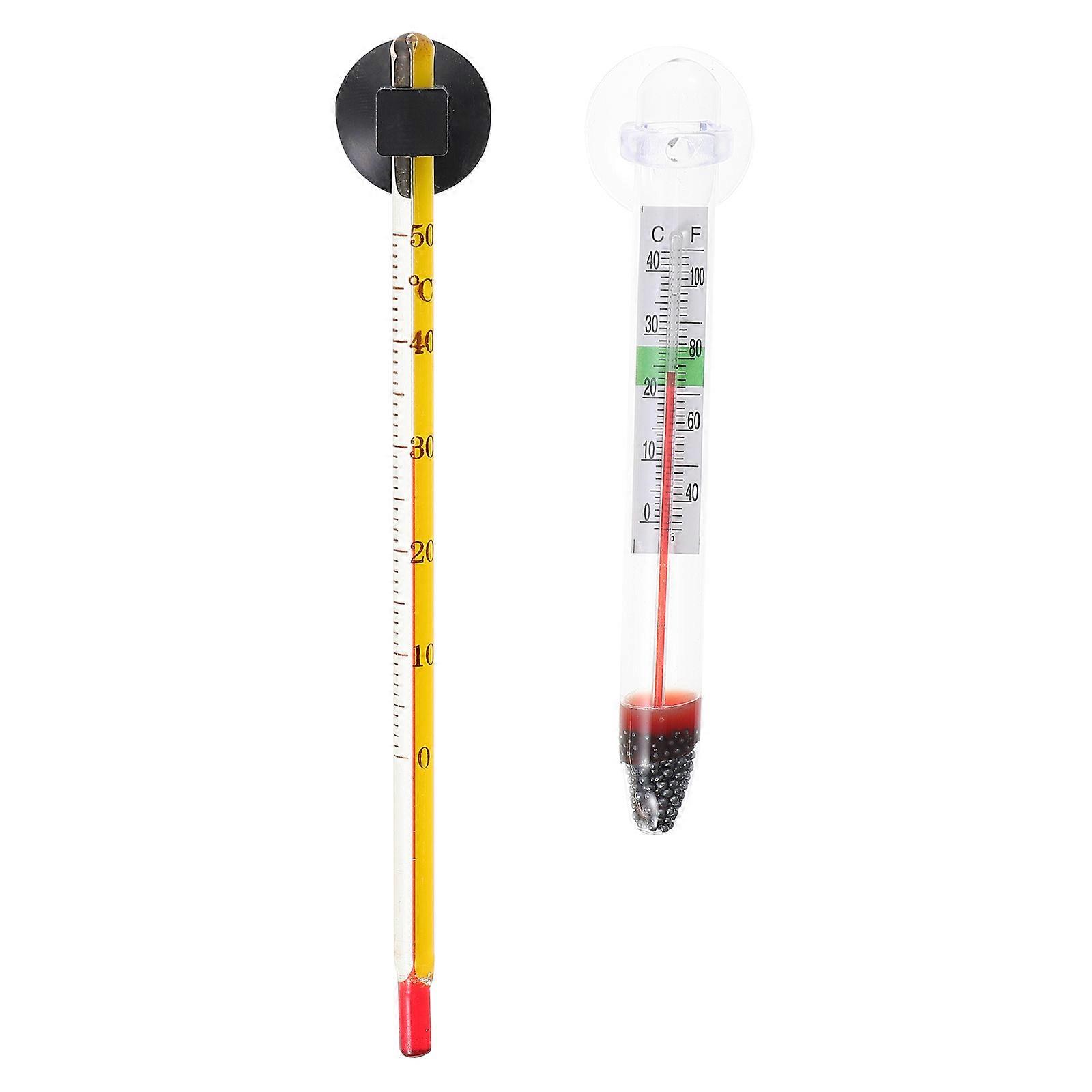 Fish Tank Temperature Glass Aquarium Monitoring 4Pcs