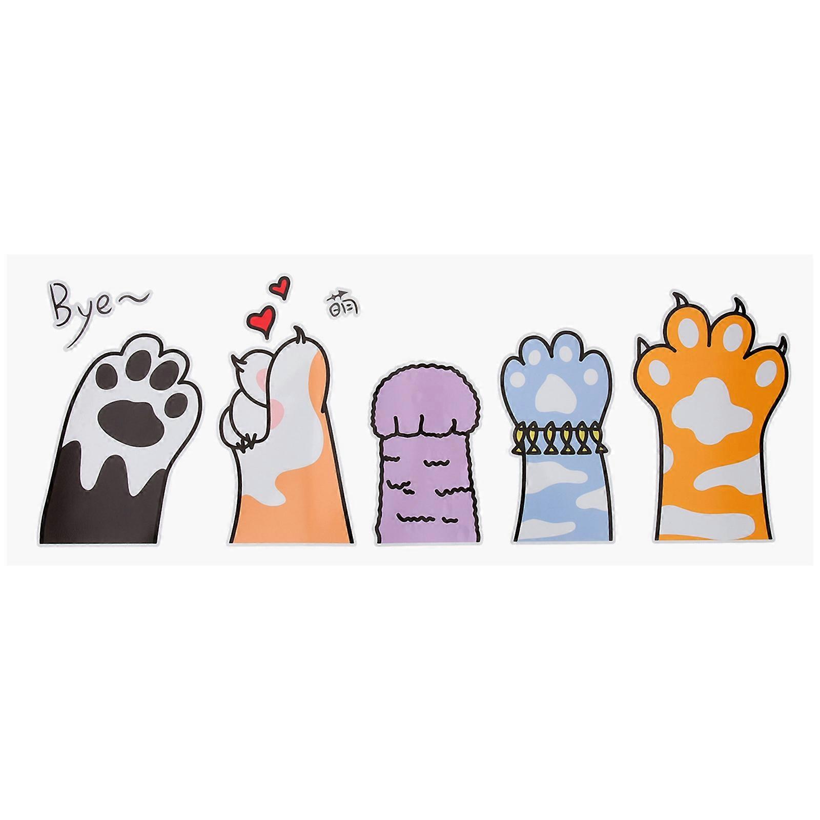 Sticker for Car Cat Paw Car Sticker Chic Design 1 Sheet