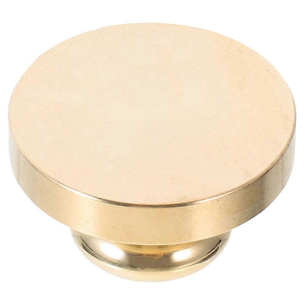 Envelope Sealing Head Brass Material Round Shape Golden 3.00X3.00X1.50Cm Diy Tools 1Set