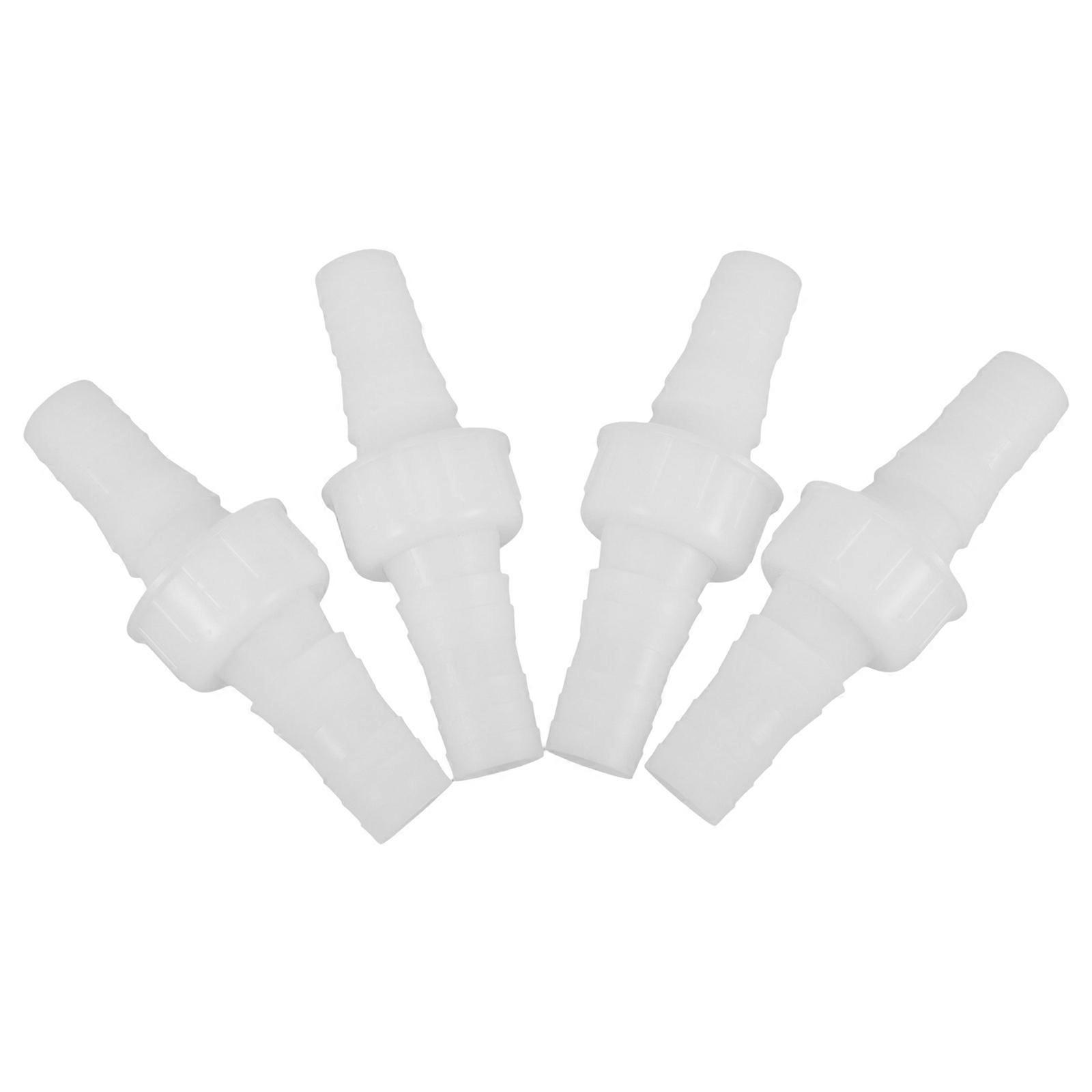 4pcs Water Pipe Joint Connector Barb Hose Fitting Coupler Garden Plastic Pipe Adapter Repair Extension Fitting