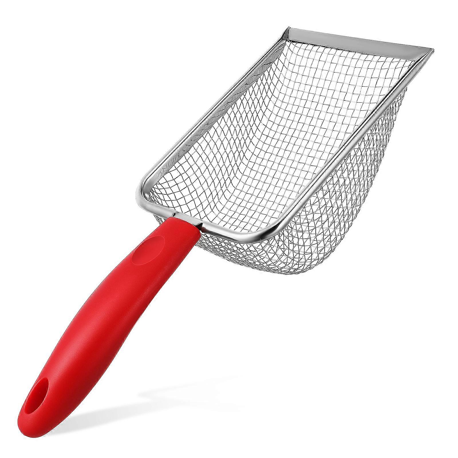 חתול קופסא סקופר מתכת המלטה סינון סקופ טיפול בחיות מחמד 28.00X10.00X5.00 ס"מ משטח לא דביק 1 יחידות