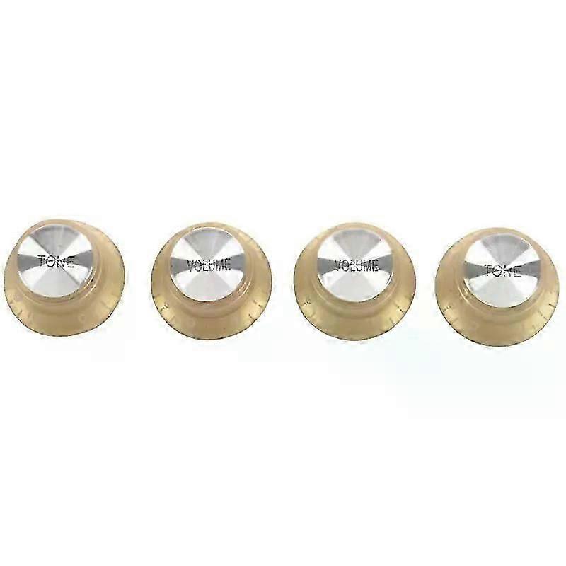 Guitar accessories Set Gold Top Hat Knob Fit For Gibson Fit For Les Paul Gold Foil Button