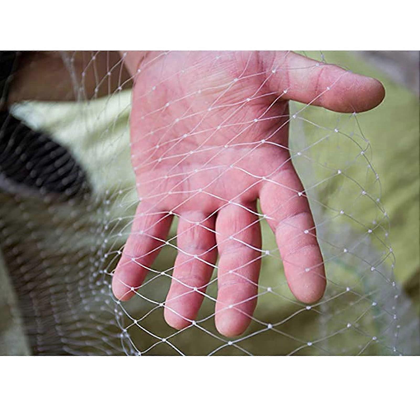Bird Protection Net 3m x 5m - Nylon Garden Net for Fruit Trees, Vegetables, Plants, Balcony, Farm, Pond Bird Control