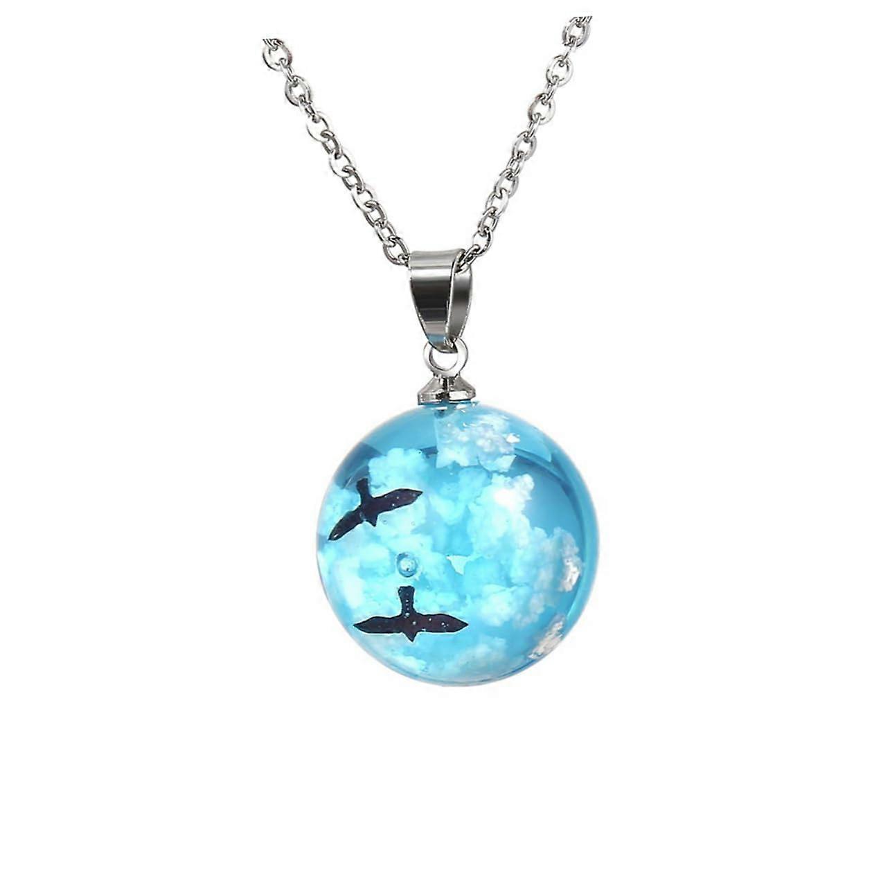 Simple Silver Chain With Cloud Pattern For Women Decorative Necklace Plain Durable For Special Occasions