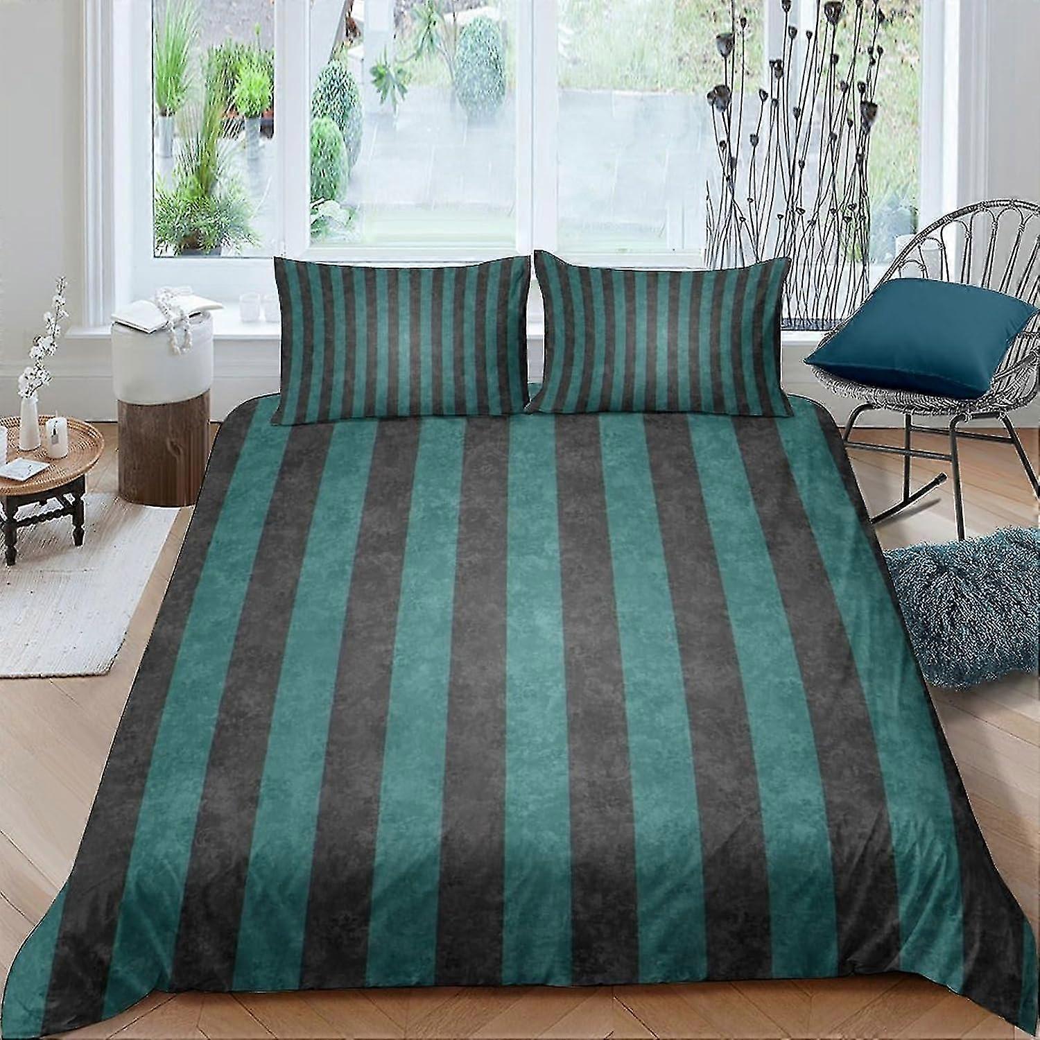 3-Piece Duvet Cover Set with Zipper Closure, Ultra Soft Microfiber Bedding for King Size