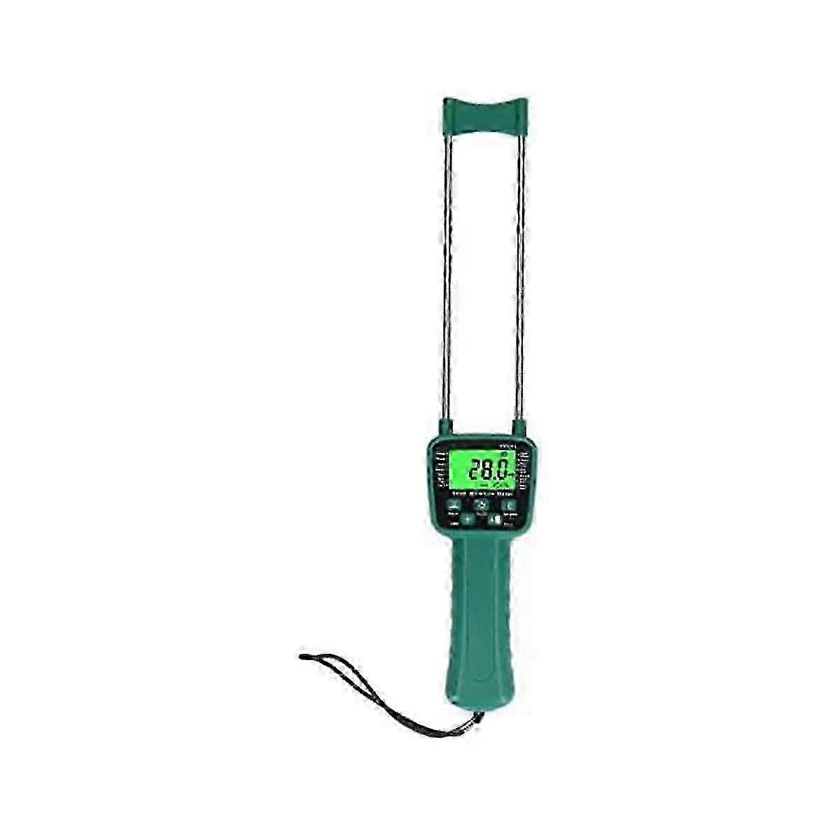 Portable Hay Moisture Tester, Digital Grain Moisture Meter with LCD Display