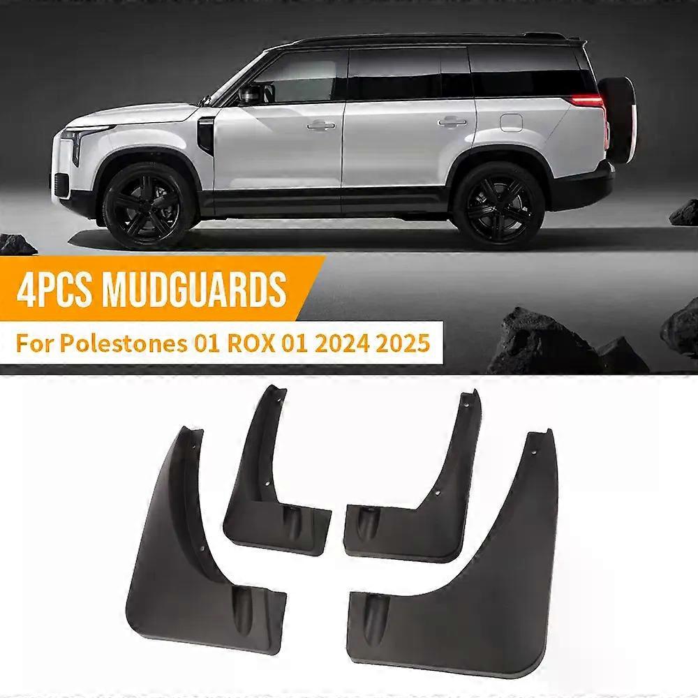 For Polestones 01 ROX 01 2024 2025 Car Mudflaps Mud Flaps Splash Guards Mudguards Flare Fender Splash Wheels Accessories