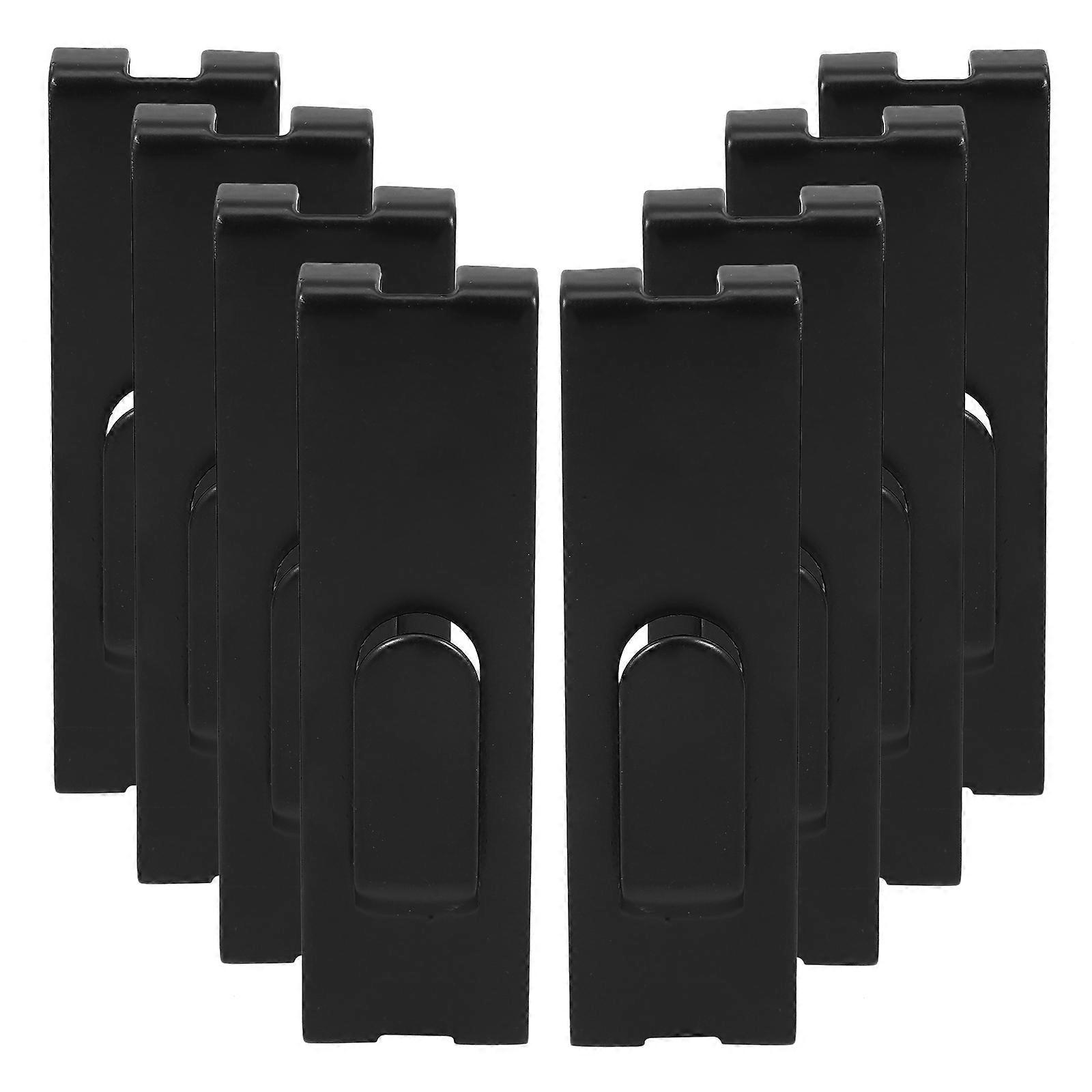 8pcs Durable Metal Wall Hooks with Notch Design for Pictures, Artwork, and Home Organization – Practical Display Hangers for Decoration