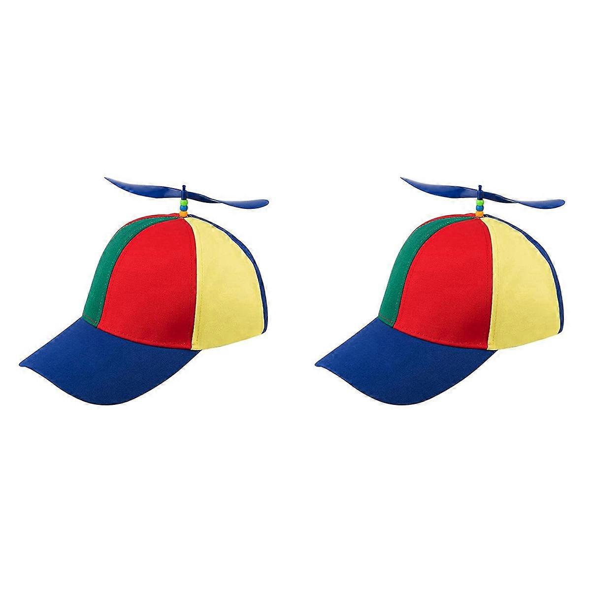 Propeller Hat, Colourful Propeller Hat,Adults Helicopter Hat
