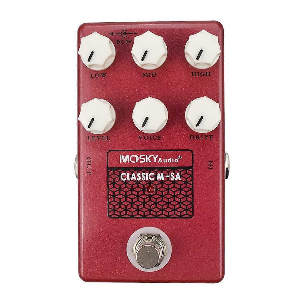 Classic M-SA Guitar Pedal for Speaker Simulation, California Sound Emulation, Compact Design, Easy Connectivity