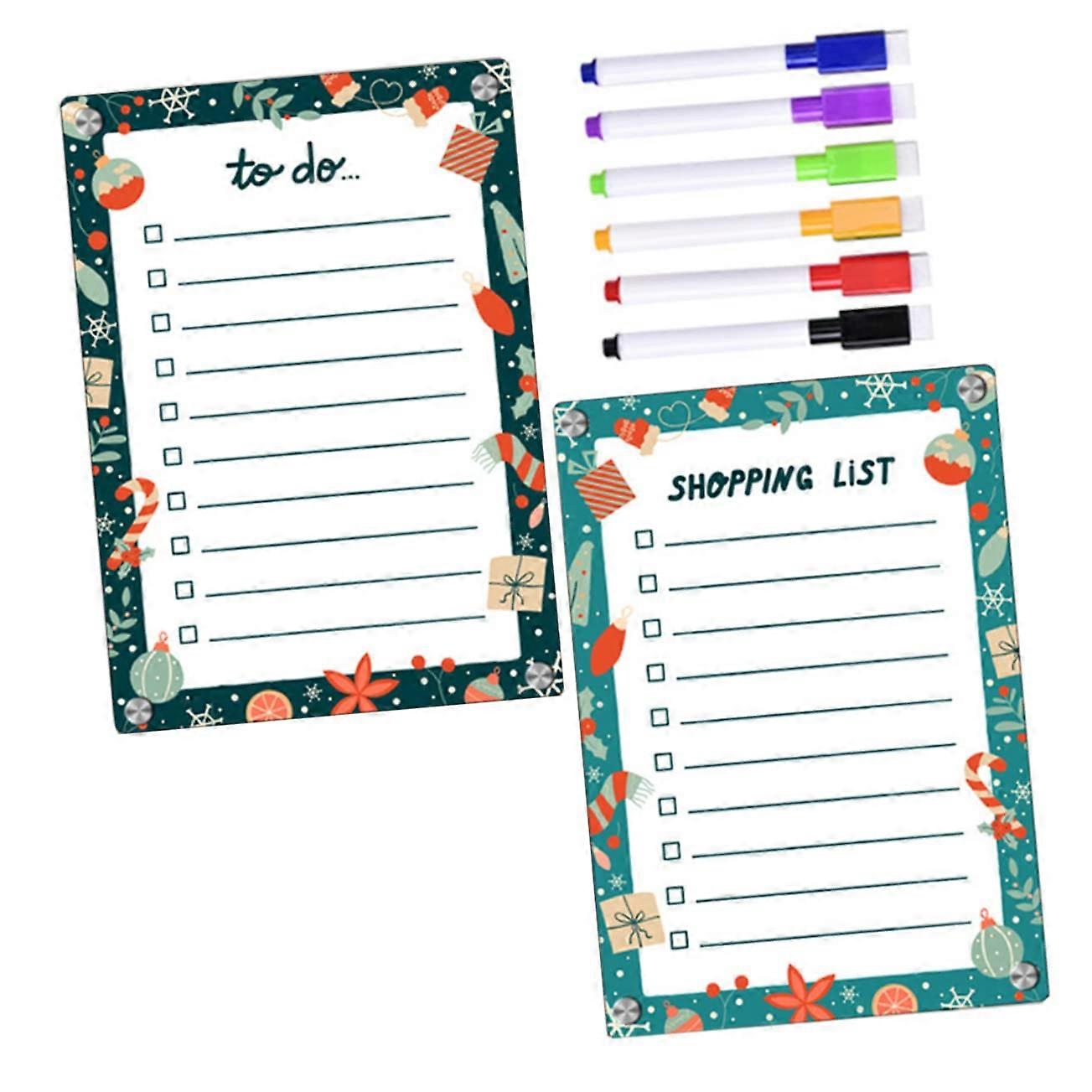 1piece Magnetic Writing Board for Refrigerator, Magnetic Whiteboard with Erasable Markers