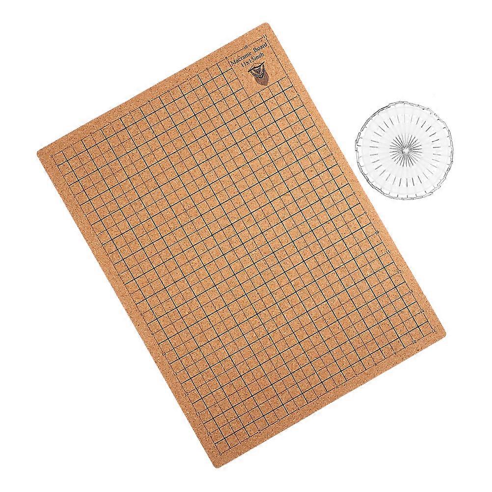 Macrame Supplies Macrame Board Assorted Color 40.70X30.60X1.00CM For Securing Yarn 1 Set