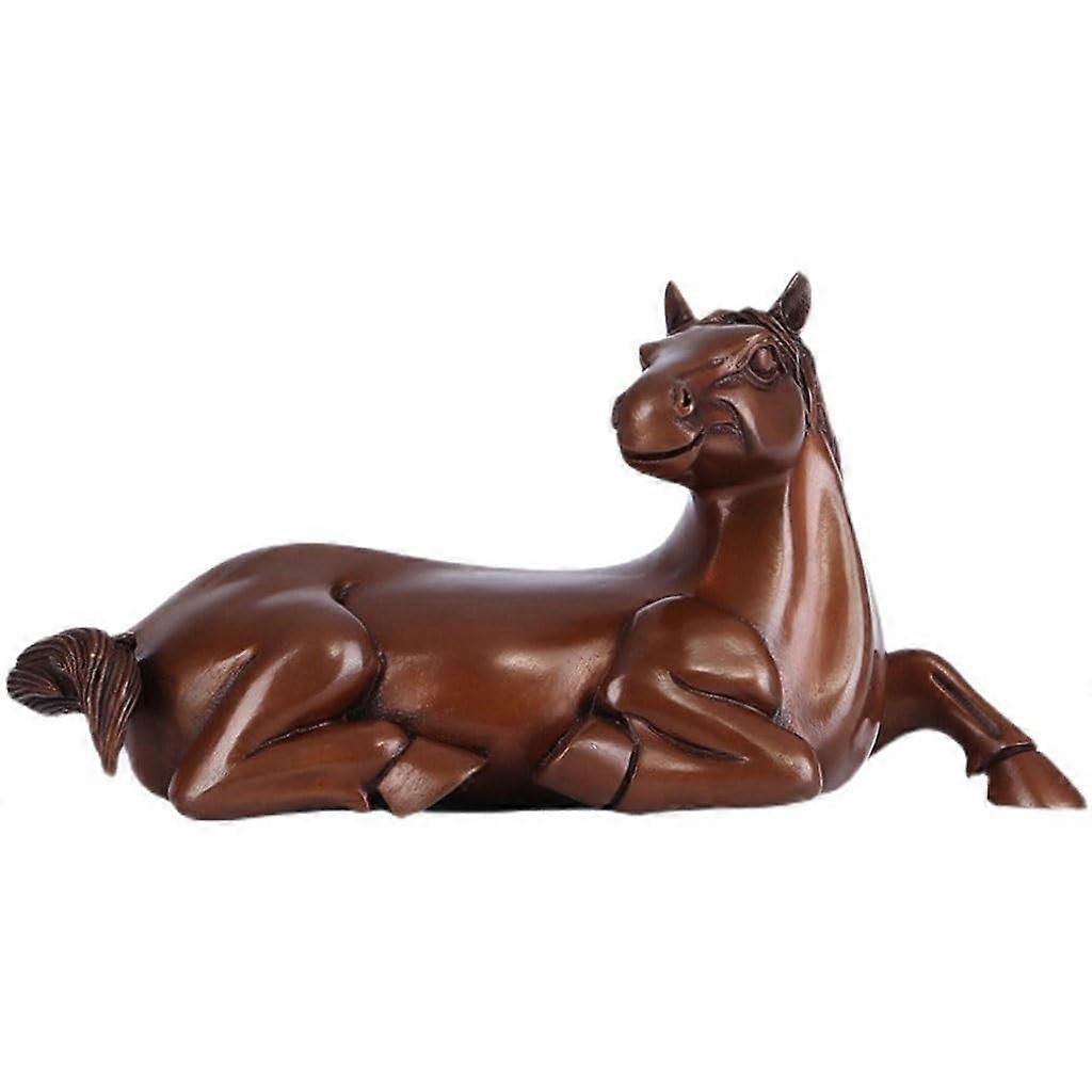Copper Horse Figurine for Success - Zodiac Symbol, Desk Decor, Paperweight, Tea House Ornament, Entryway Decoration
