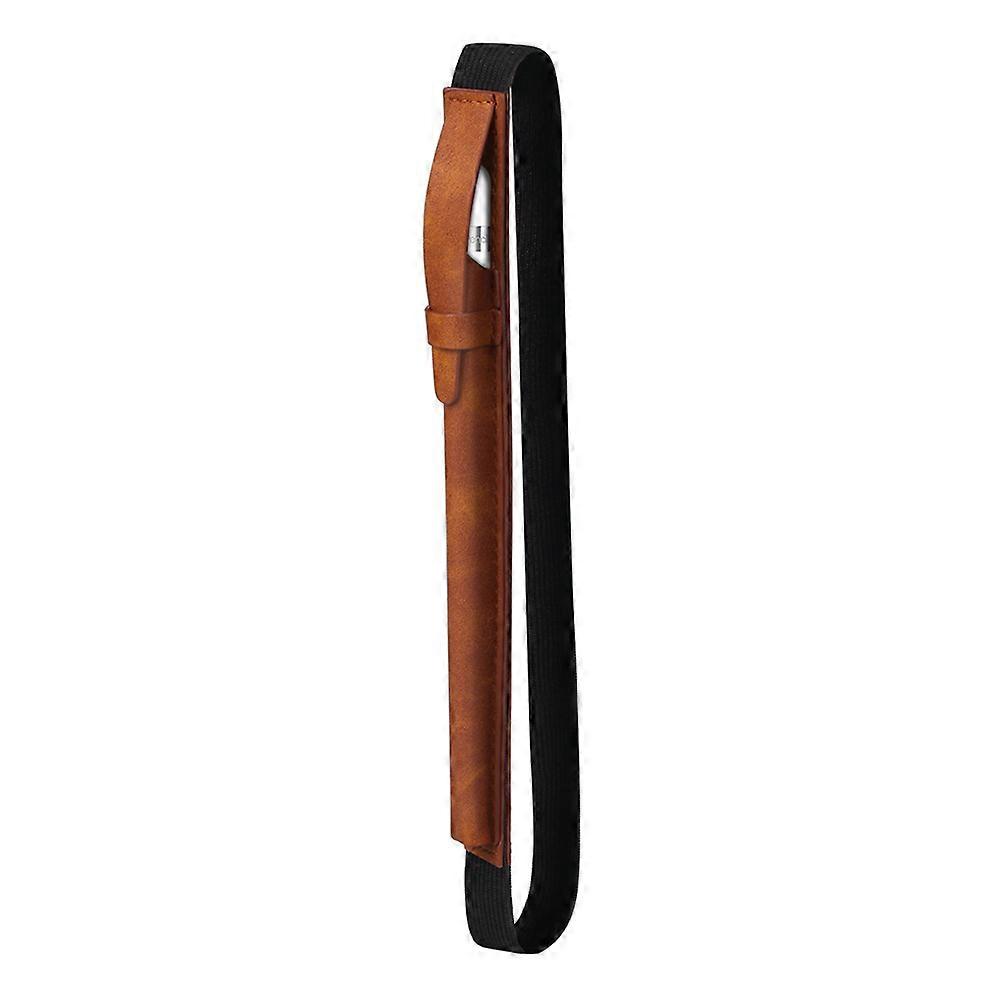Stylus Pen Protective Case Stylus Holder Brown Daily Use Anti-Scratch Dustproof 1Pcs