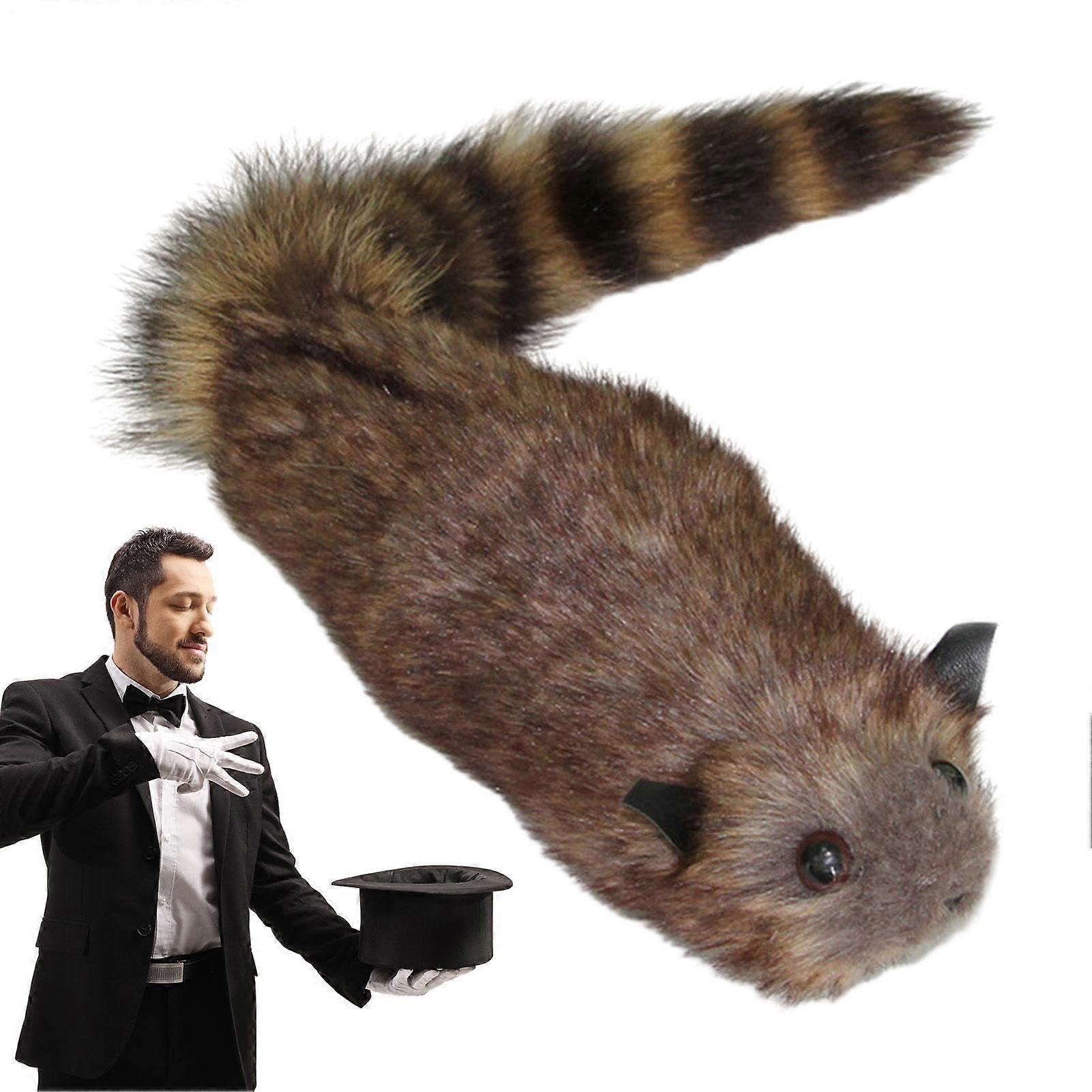 Spring Plush Cute Realistic Moving Magic Prop Simulation Animal Toy, Fun Prank Biting Hand Puppet Street Illusion Gimmick