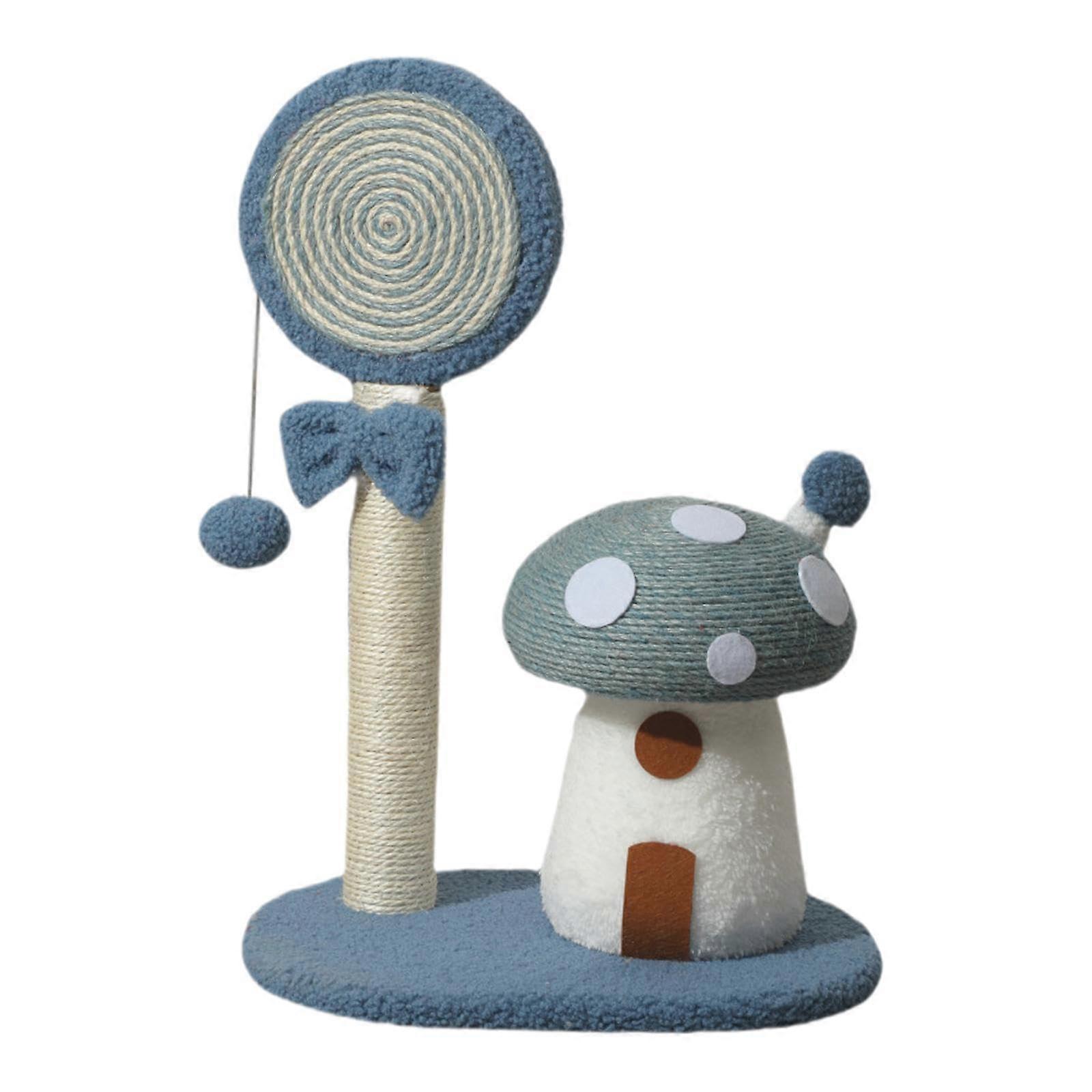 Cat Scratching Post Scratching Post with Base Sisal Cat Scratcher for Small Cats, Blue