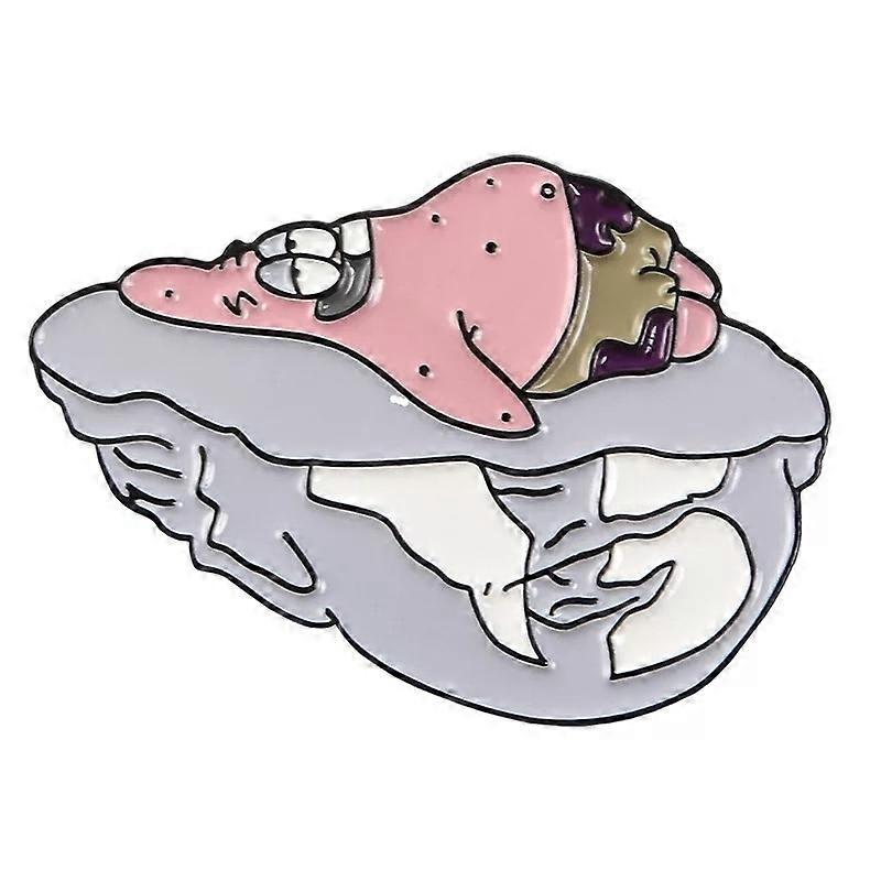 Enamel Brooch Pin - Creative Art Badge - Chic Denim Accessories