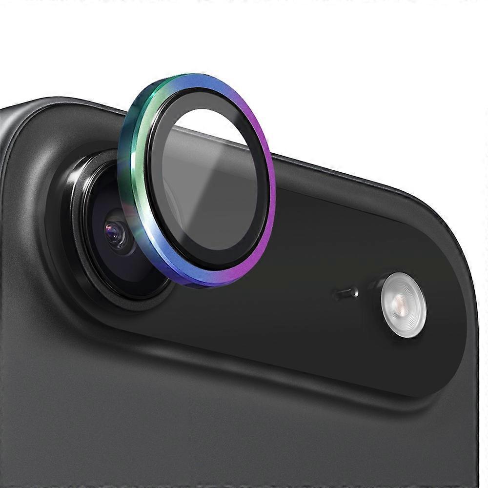 NORTHJO for iPhone 17エアカメラレンズプロテクター強化ガラスレンズフィルムメタルリングガード1:1オリジナルデザインカラフル