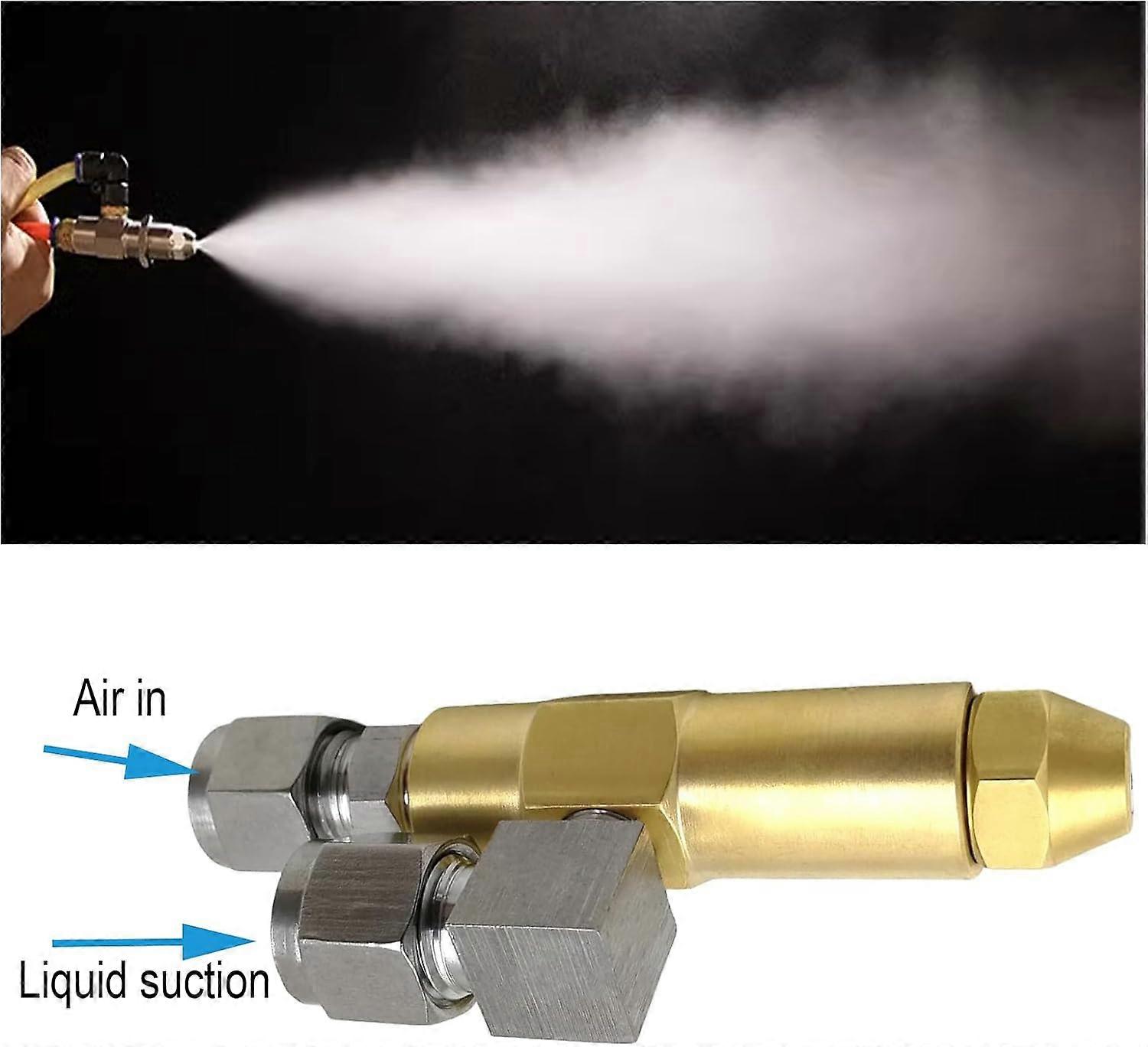 Siphon Nozzle 0.54.0mm Orifice Waste Oil Burner AirAtomizing Spray Nozzle 3.5mm