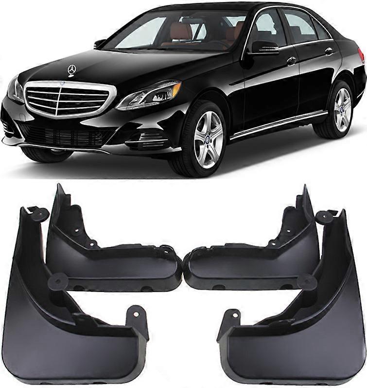 Compatible  Splash Guards Mud Flaps For 2013-2016 Mercedes Benz E Class Sedan W212_