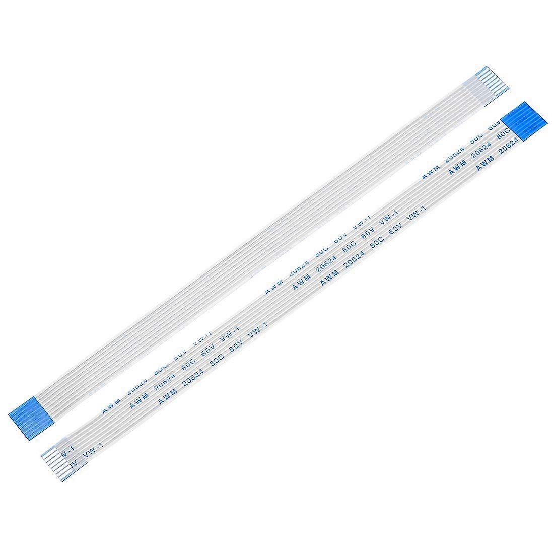 Pack of 5 Flexible Flat Cable 150 mm 1 mm Pitch 8 Pins FPC FFC for LCD TV Car Audio DVD Player (Type B)