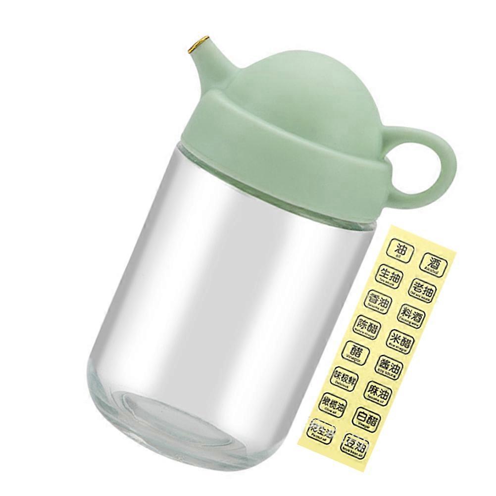 Glass Oil Dispenser Bottle for Kitchen Transparent Olive Oil, Vinegar, Soy Sauce Container with Visible Capacity, Easy to Clean, Multipurpose, Non