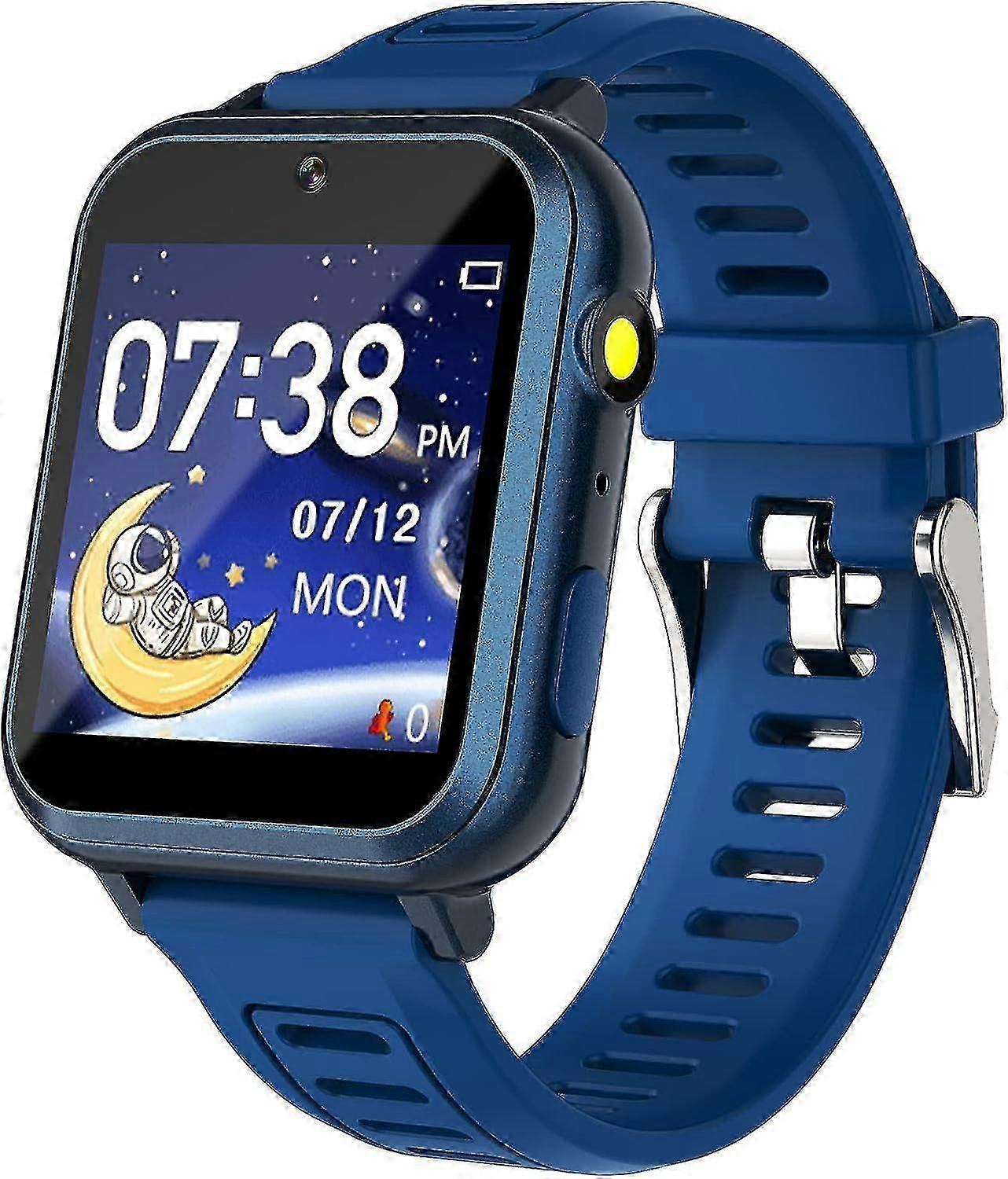 Smart Watch For Kids, Kids Smart Watch Boys With 24 Games, Camera, Music Player, Video And Audio Recording, Alarm Clock, Calendaring, Hd Touchscreen T