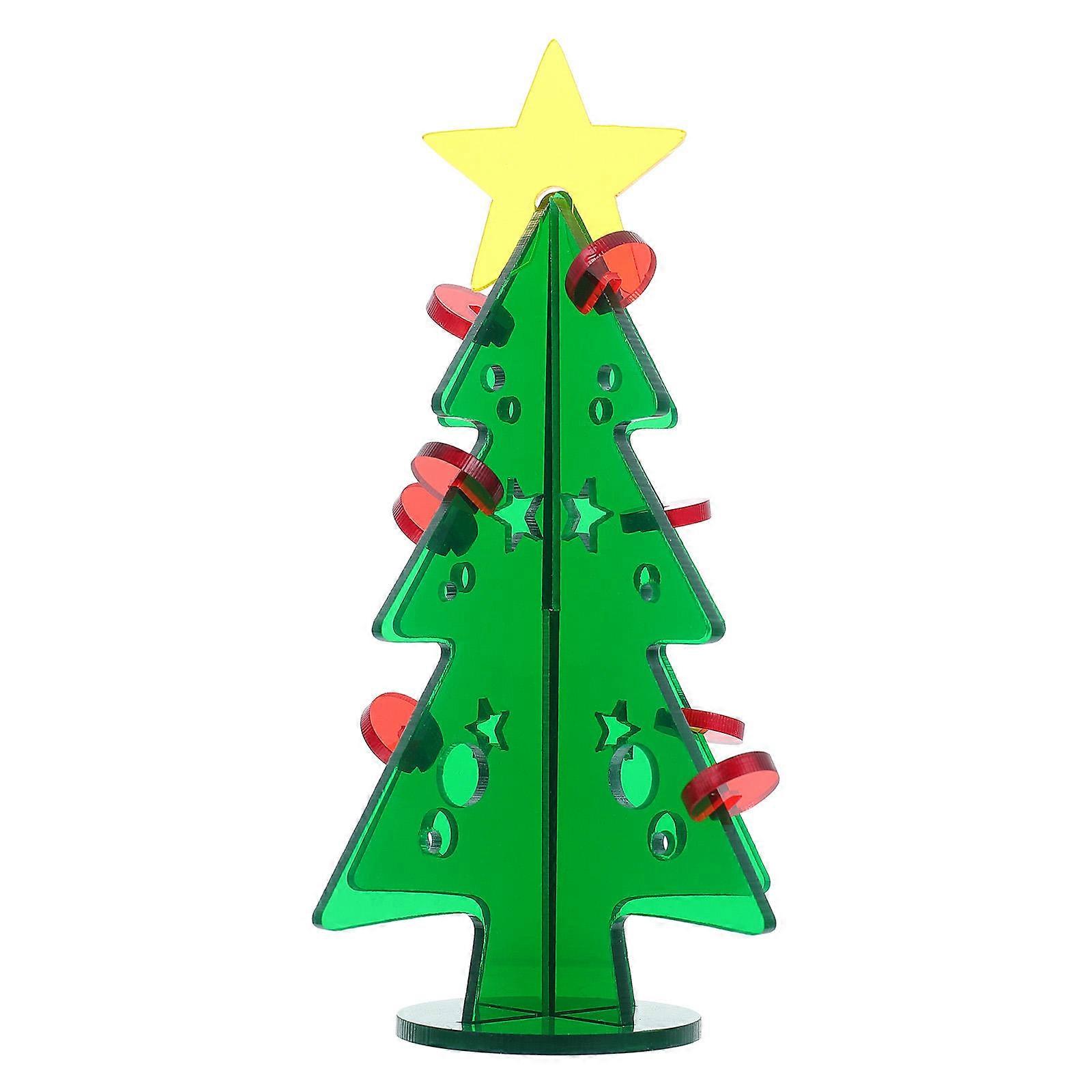 Acrylic Christmas Ornament DIY Desktop Decoration for Home, Office, and Event Creative Adornment – Artistic Design for Shops, Hotels, and Rooms