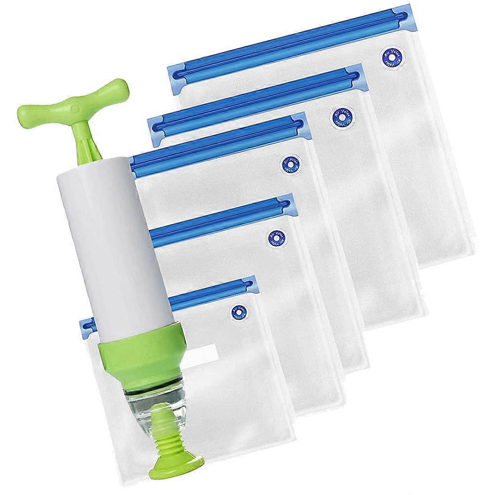 Vacuum Sealing Food Storage Solution Sealing Bag Transparent PA PE Material 1Set