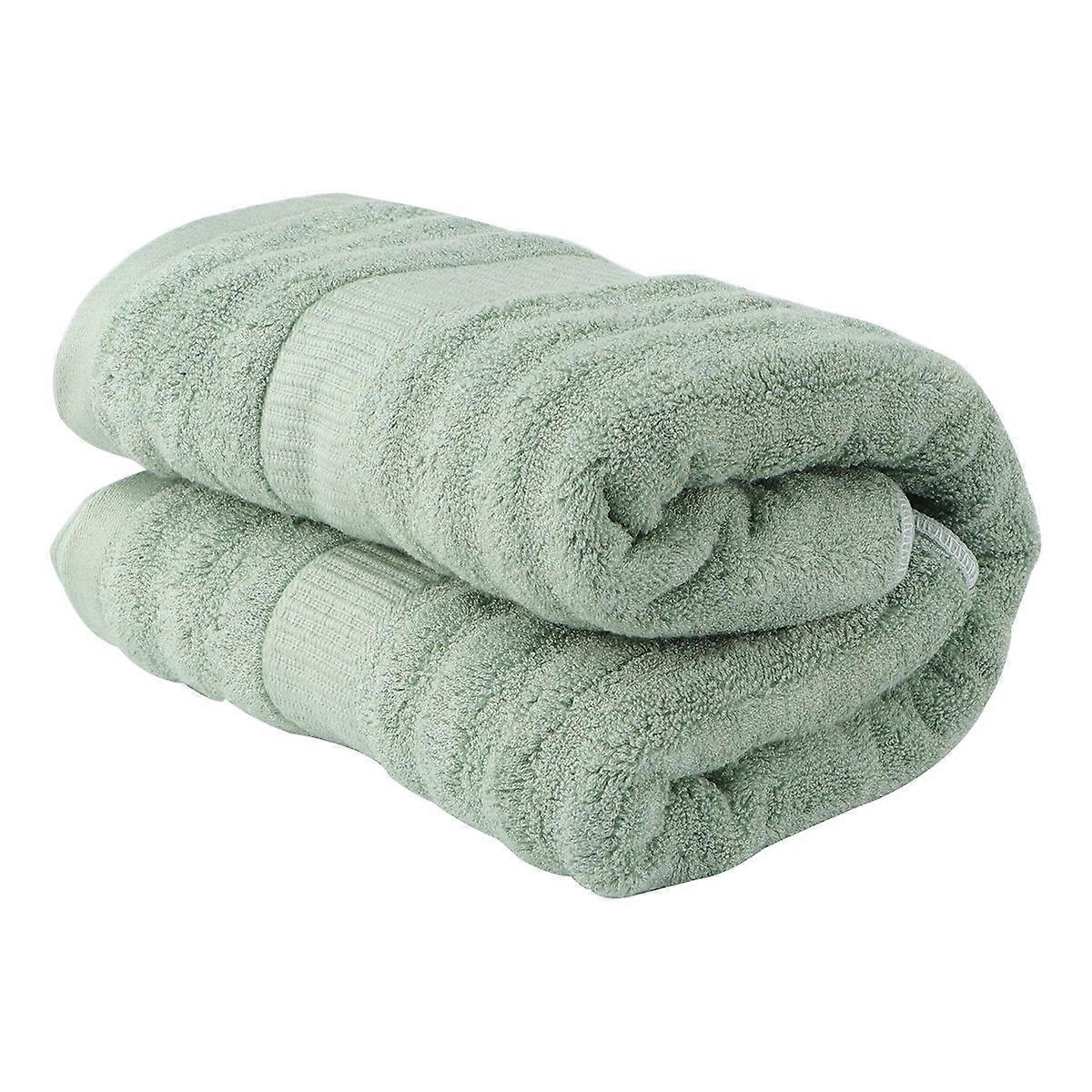 Quick Dry Bath Towels Bamboo Fiber Cotton Material Pattern for Camping 1Pack