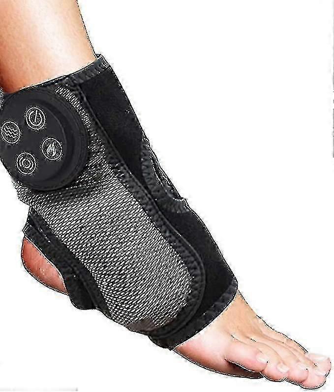 Massaggio elettrico della caviglia Massaggiatore della caviglia del piede Vibrazione Riscaldamento dei punti di agopuntura del piede Massaggio per il sollievo delle caviglie del dolore, Massaggiatore per piedi per uso domestico-