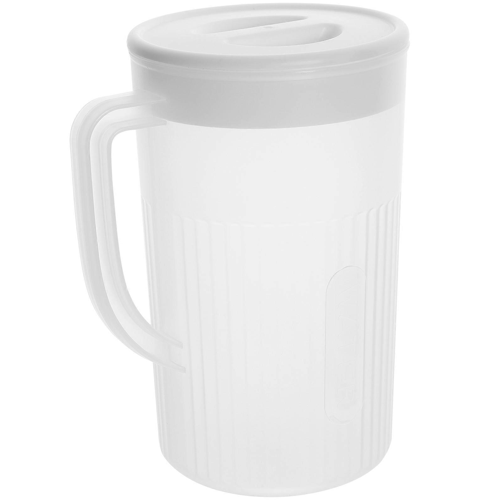 Lemonade Containers with Lids Water Pitcher for Fridge Easy to .5X19X19.5CM PP Material 1Set