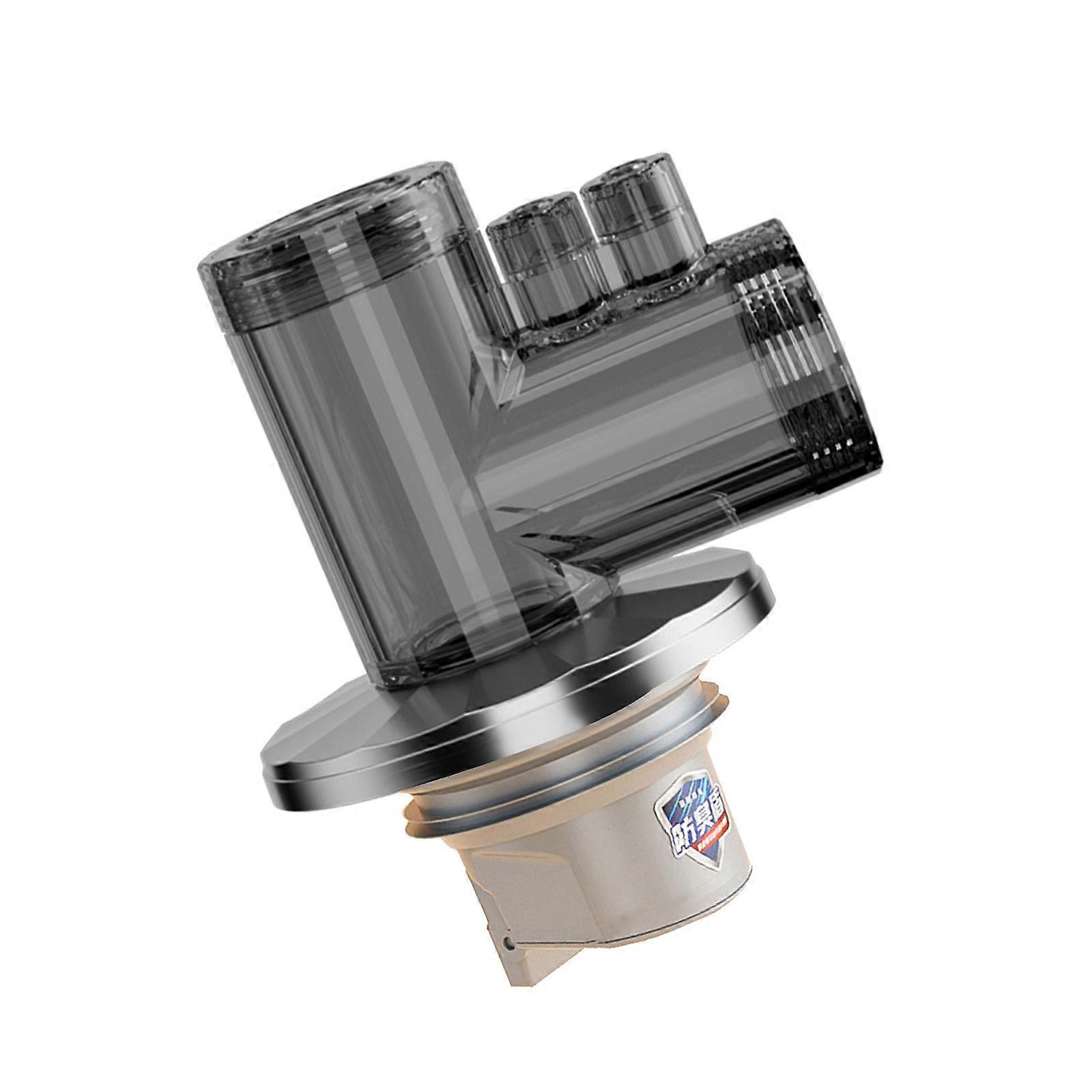easy installs 3 Way Odor Block overflows Guard Multifunction 3 Pathways Odor Prevention Plugs for Various drainages Appliances Multicolor