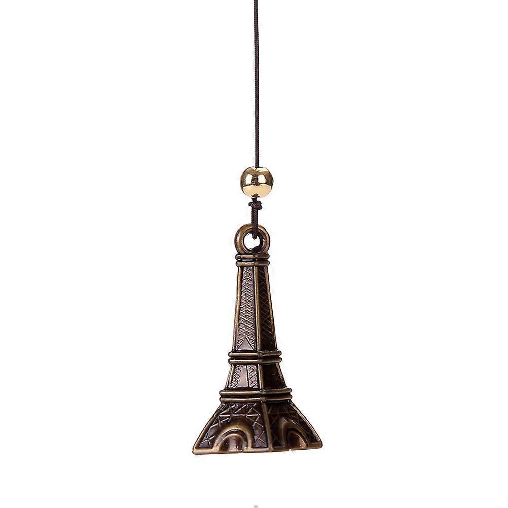 Metal Wind Chime Home Decoration Door Trim Wind Chime Pendant Wind Bells Door Window Decoration Eiffel Tower