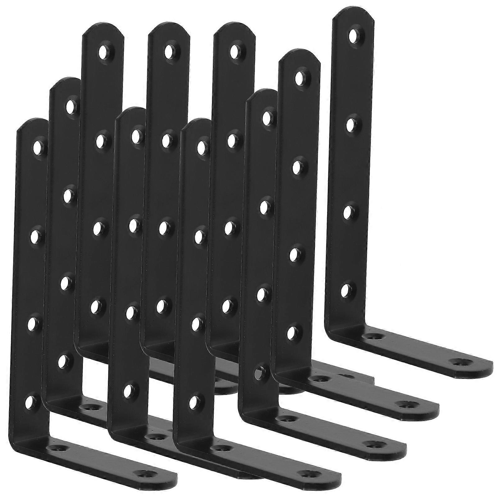 Corner Brace L Shaped Brackets Joint For Furniture Hardware 10Pcs