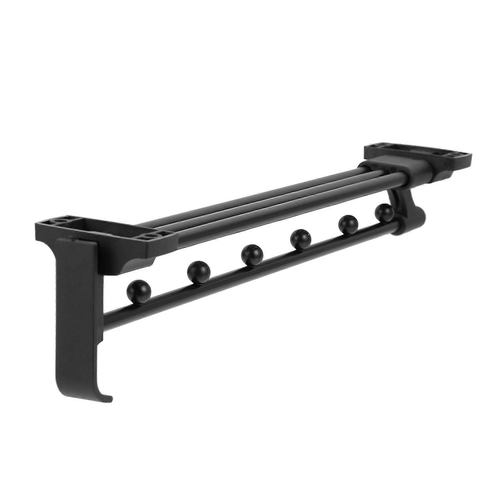 Heavy Duty Retractable Closet Rod for Wardrobes – Space Saving Hanging Bar for Organization and Smooth Sliding Hangers – Ideal for Narrow Closets