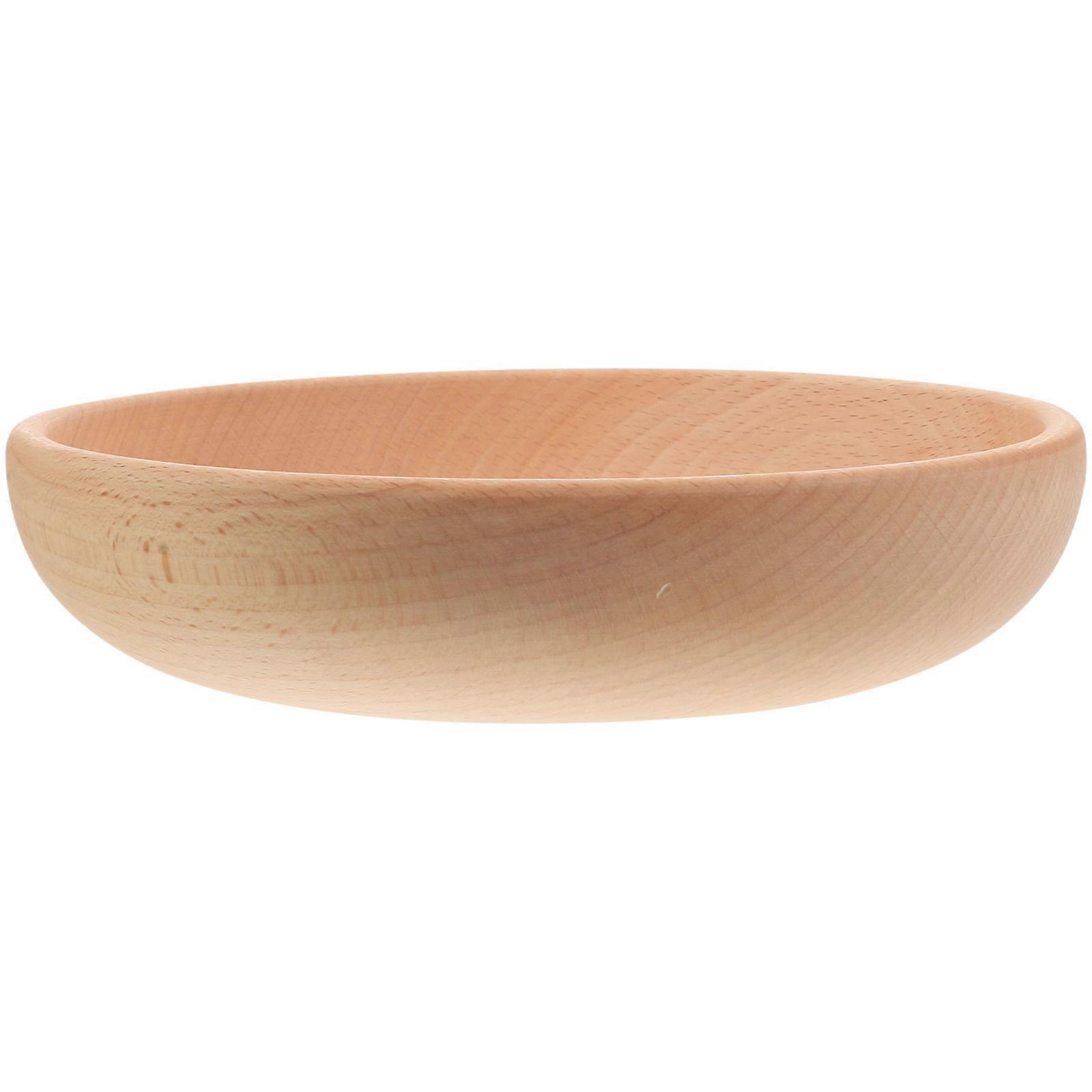 Light Brown Fruit Plate for Eating with Rustic Design and Excellent Workmanship 7.5 inches