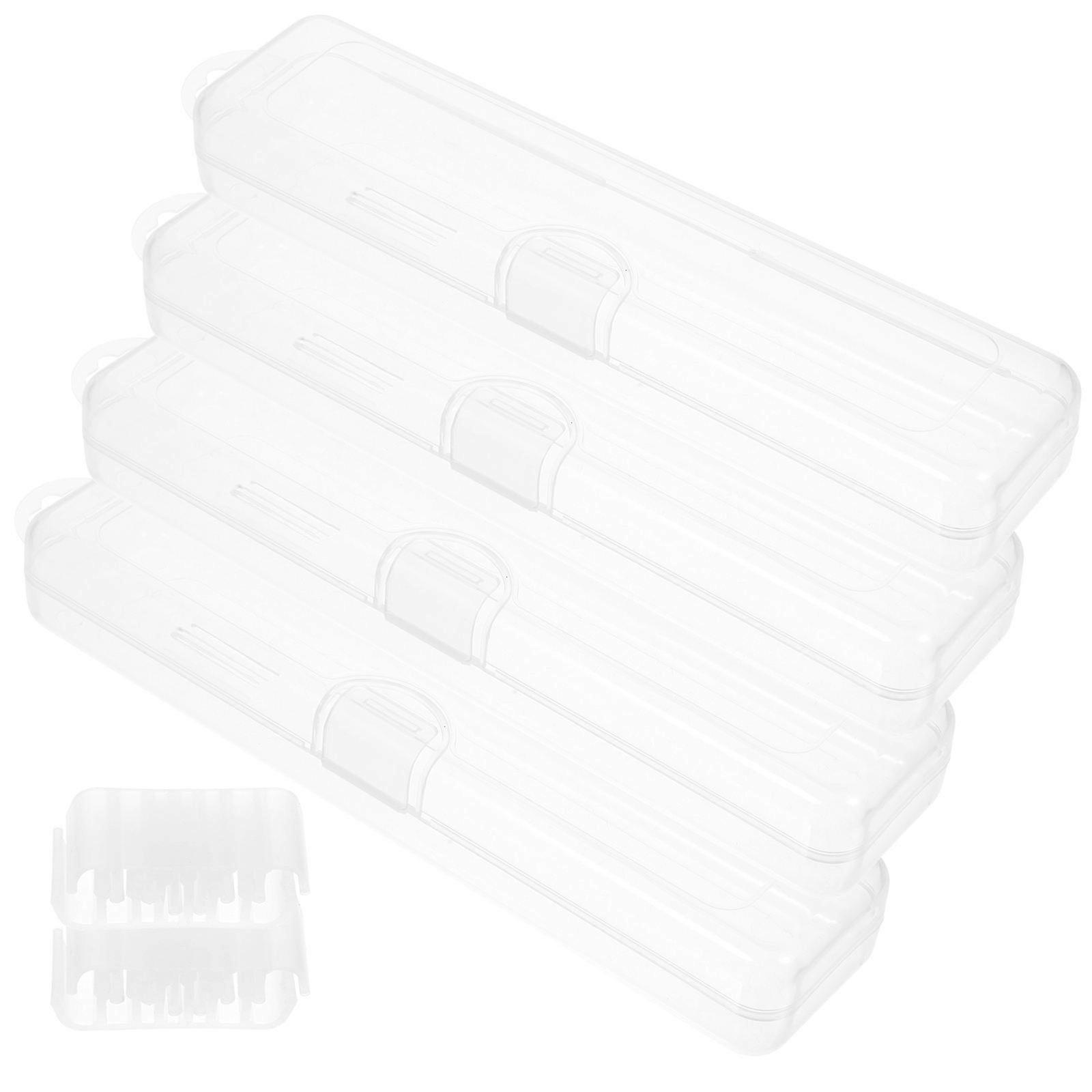 Transparent Portable Storage Case for Travel and Outdoors Made of Material Multifunctional Organizer Small Size