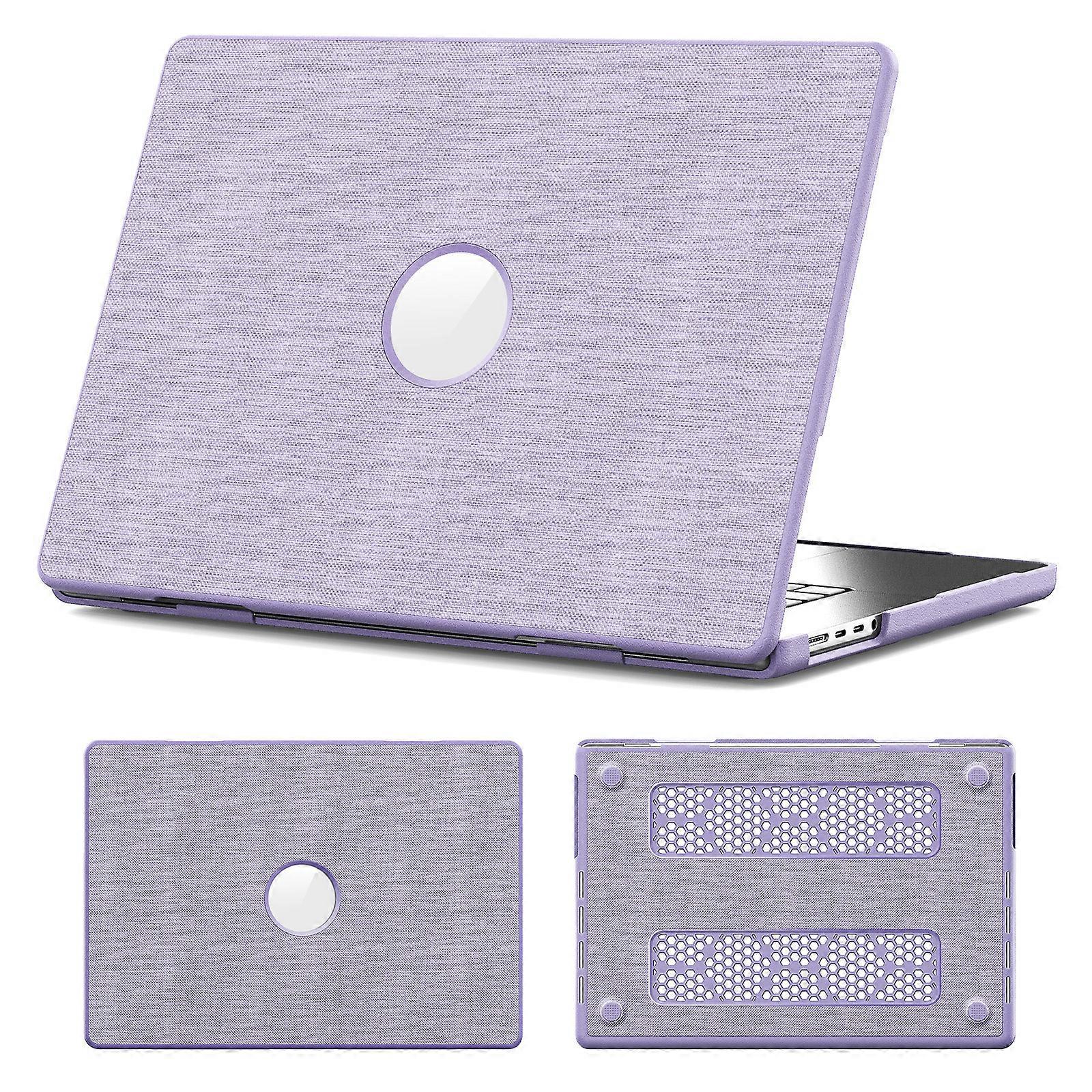MacBook Pro 16 インチ (2024) / (2023) / (2021) 用ラップトップ ケース (A2485 M1 Pro / M1 Max / A2780 / M3 A2991 / M4 A3403 A3186) 保護カバー パープル